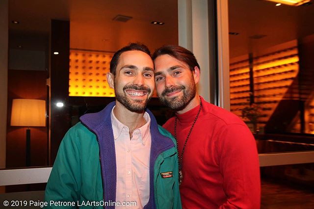 ah well, this snap from the opening nite party of Happy Days @ctgla 🌈 thurs eve (6/6) w- bombshell @jonniereinhart we play CTG’s Pride Night @vespaiodtla to celebrate Indecent—which, by the way, did you know features our MOM @vperrimusic! 🎭 this will have been another happy day! 📷: @laartsonline